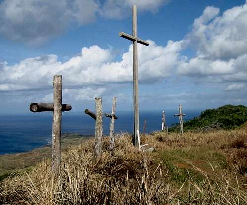 Crosses erected every Easter...