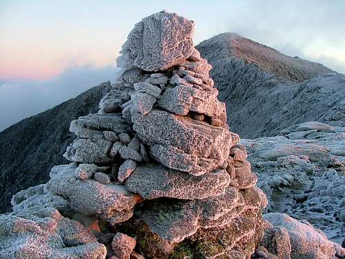 Cairn and Mount Lincoln