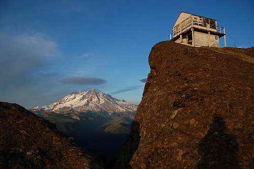 Mt. Rainier and High Rock lookout