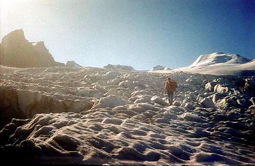 Morning at Kirtysh Glacier, Racha