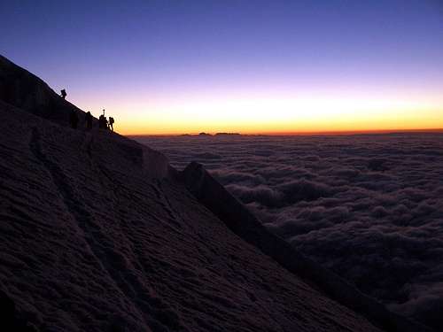 Climbers Before Dawn