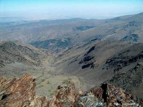 View from Pico Veleta over...