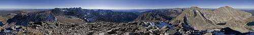 Mount Toll 360-degree summit panorama