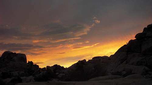 Sunset from Hidden Valley Campground, Joshua Tree National Park