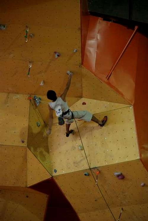 Indoor climbing championship