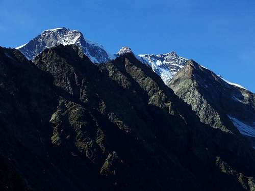 Monte rosa over the Faller-Grober Ridge.