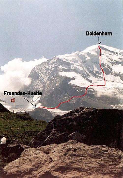 The Doldenhorn North Face...