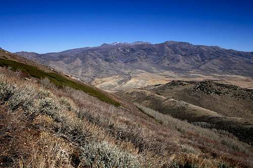 East Humboldt Range from Secret Peak's east slope