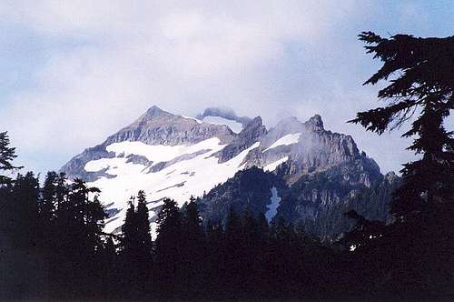 Kyes Peak from the south on...