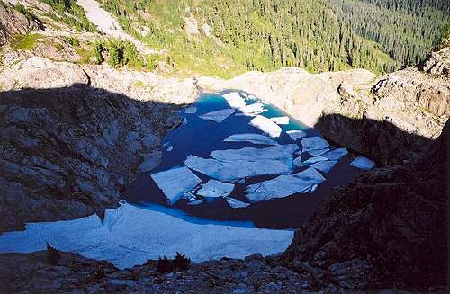 Quartz Lake (4,790 ft) from...
