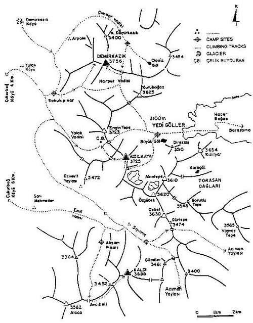 Aladaglar Map