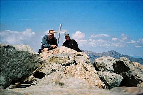 On the summit of Monte d'Oro,...
