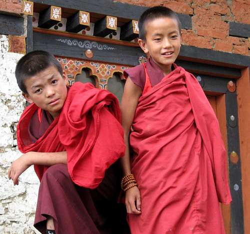 Monks in Gasa