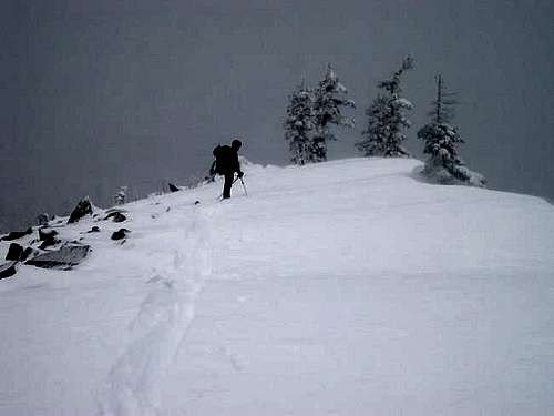 Summit ridge of TD&H. Note...