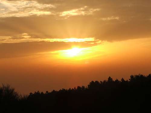 Sunrise in Pilis