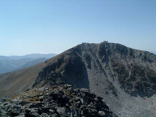 Musala (2925 m) from Malka Musala (2902 m)