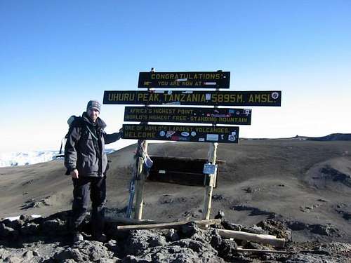Uhuru peak (proof picture)