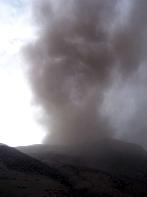 Ubinas in eruption