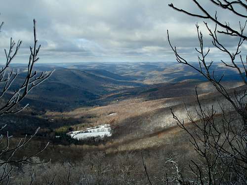 View from Summit of Dry Brook Ridge