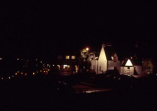 Clachaig Inn by night