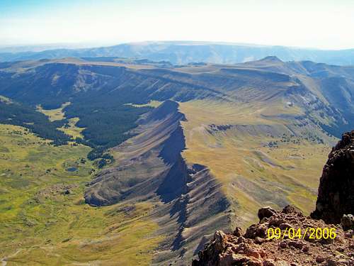 Standing on Uncompahgre looking east