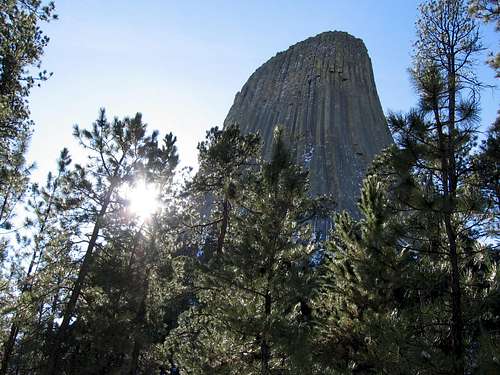 View from the devils tower trail