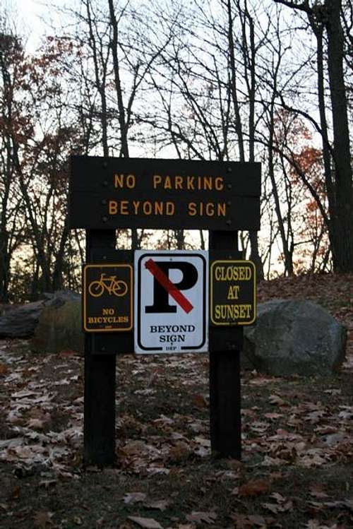 Don't Park Beyond This Sign