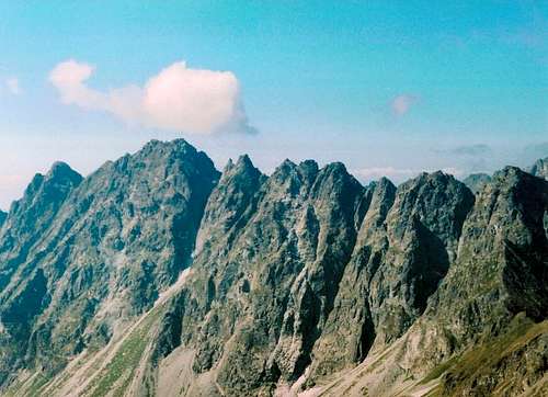 Hreben Bast-High Tatras Mountains
