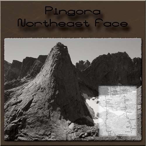 Northeast Face Pingora - Digital Artwork