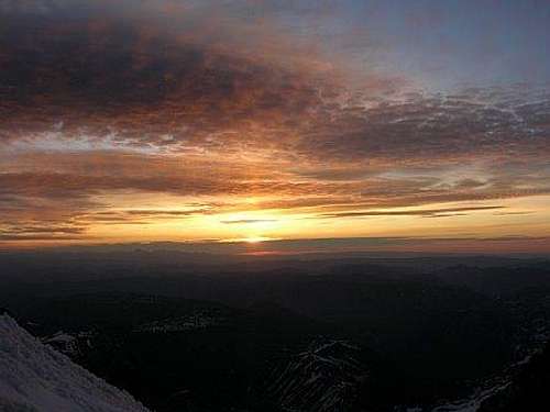 summit morning sunrise