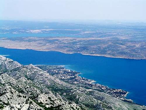 View from the summit of Bojin...