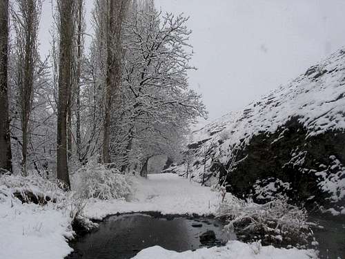 winter , Kang village