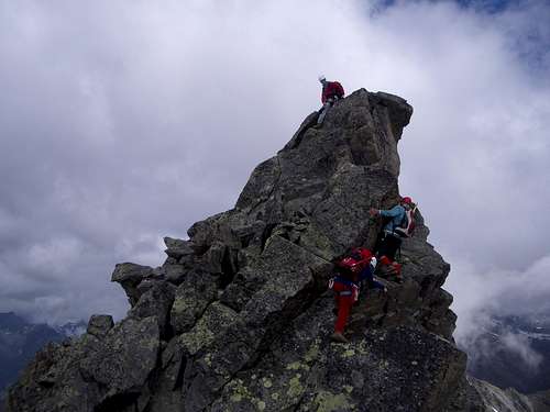 During the traverse