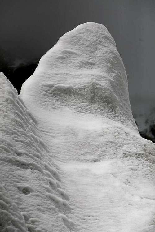 Shape of Snow at Baltoro Glacier