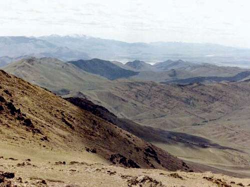 View south into Nevada from...