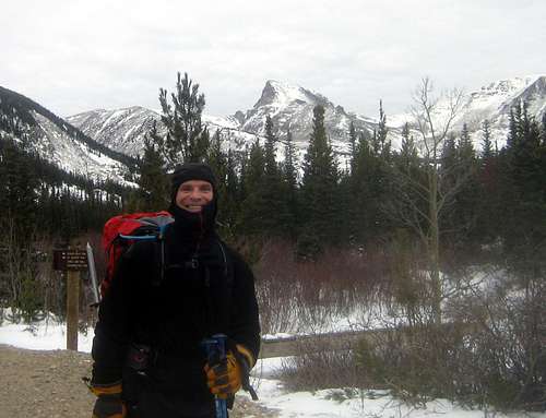 The Fish with Sawtooth Mountain behind