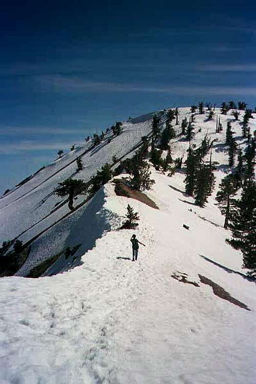 Baden-Powell summit ridge,...