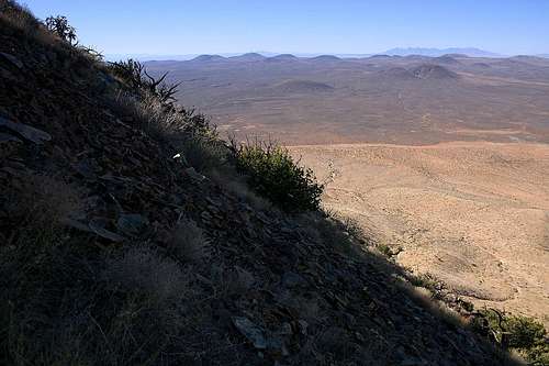 Cox Peak north route view