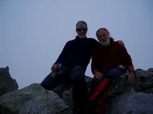 Ken & Jonnie - Pico de Alba summit