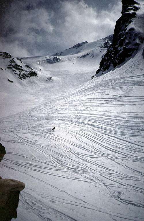 ski route from Val di Rhemes