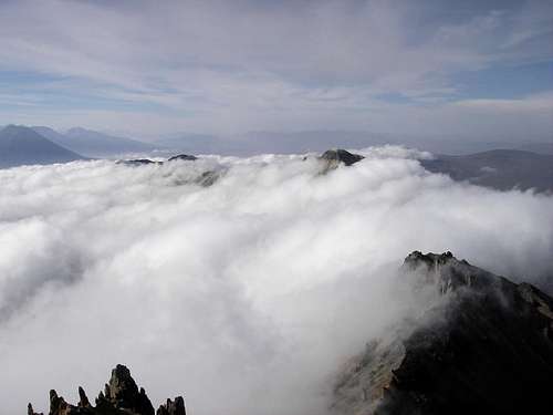 Lower Peaks in the Clouds