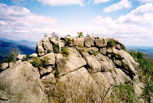 Old Rag's summit from the...