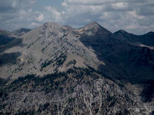 Elkhorn Peak and Mt Baird from the South