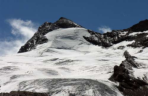 Monte Doravidi and Glacier of Chateau Blanc