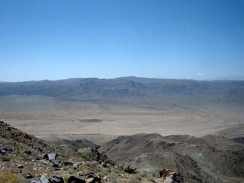 Pinto basin from the top