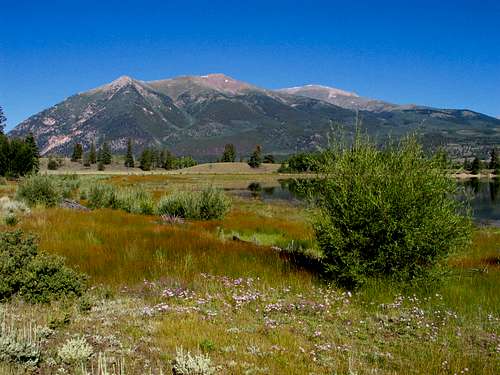 Mt Elbert as seen from near the Colorado Trail