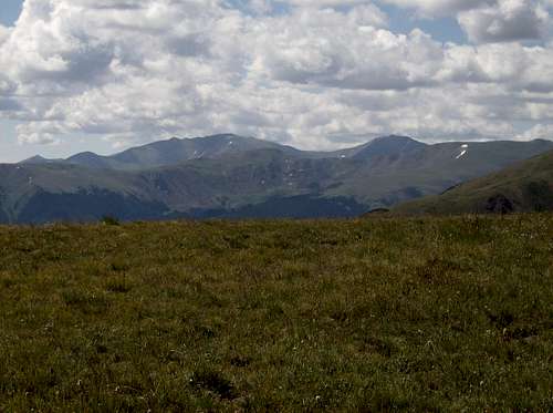 Meadows and 14ers from the East Ridge