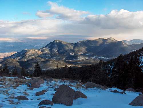 Front Range From Pikes Peak
