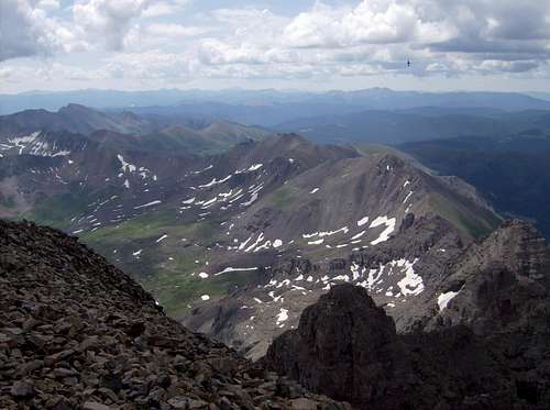 SSW from the summit