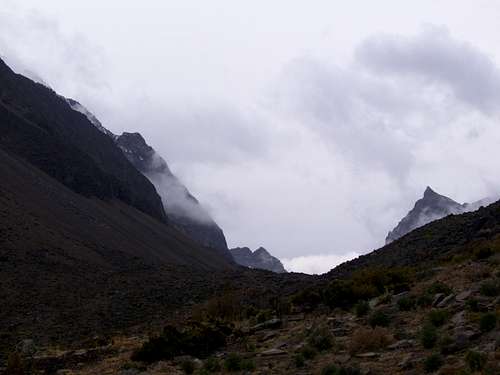 Cerro Casiri from the Quebrada Cerani